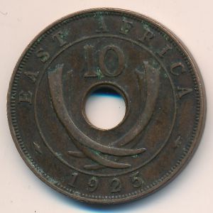 East Africa, 10 cents, 1925