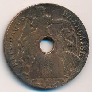 Французский Индокитай, 1 цент (1918 г.)