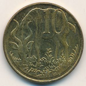 Эфиопия, 10 центов (2004 г.)