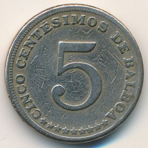 Панама, 5 сентесимо (1968 г.)