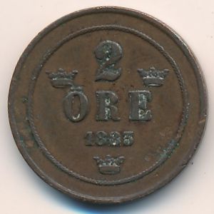 Швеция, 2 эре (1883 г.)