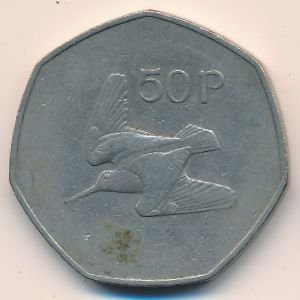 Ирландия, 50 пенсов (1981 г.)