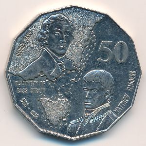 Австралия, 50 центов (1998 г.)