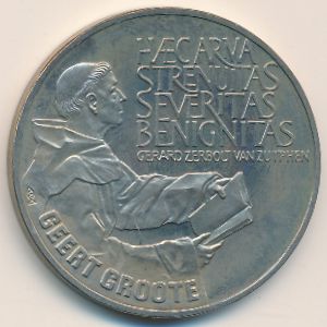 Нидерланды., 10 экю (1990 г.)