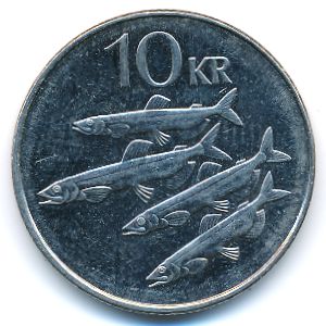 Исландия, 10 крон (2006 г.)