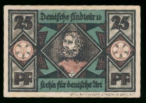 Нотгельды Германии, 25 пфенигов 