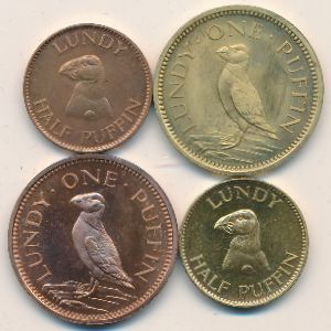 Остров Ланди., Набор монет (1965 г.)