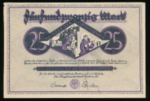 Дортмунд., 25 марок (1922 г.)