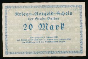Дессау-Росслау., 20 марок (1919 г.)