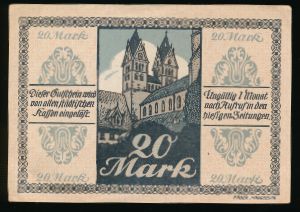 Магдебург., 20 марок (1918 г.)