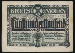 Мёрс., 500000 марок (1923 г.)