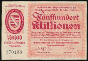 Дрезден., 500000000 марок (1923 г.)