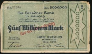 Дрезден., 5000000 марок (1923 г.)