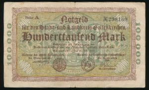 Гельзенкирхен., 100000 марок (1923 г.)