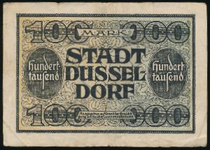 Дюссельдорф., 100000 марок (1923 г.)