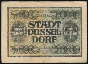 Дюссельдорф., 100000 марок (1923 г.)