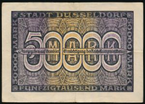 Дюссельдорф., 50000 марок (1923 г.)