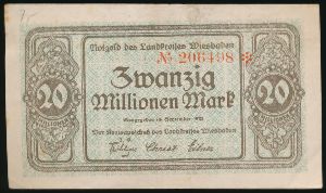 Висбаден., 20000000 марок (1923 г.)