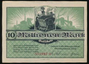 Лейпциг., 10000000 марок