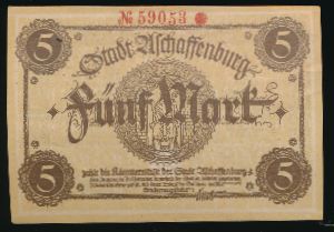 Ашаффенбург., 5 марок