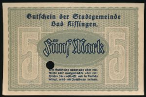Киссинген., 5 марок (1918 г.)