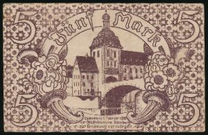 Бамберг., 5 марок (1918 г.)