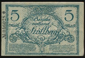 Штольберг., 5 марок (1918 г.)