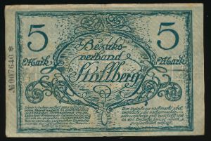 Штольберг., 5 марок (1918 г.)