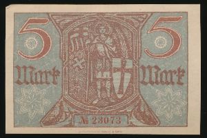 Айзенах., 5 марок (1918 г.)
