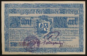 Фрайбург-им-Брайсгау., 5 марок (1919 г.)