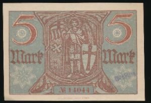 Айзенах., 5 марок (1918 г.)