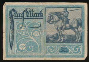 Франкфурт-на-Майне., 5 марок (1919 г.)