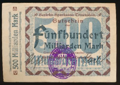 Траунштайн., 500000000000 марок (1923 г.)