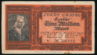 Кассель., 1000000 марок (1923 г.)