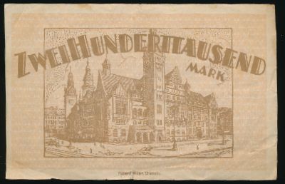 Chemnitz., 200000 марок, 1923