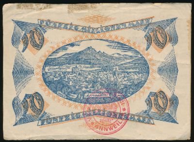Аннвайлер-ам-Трифельс., 50000000 марок (1923 г.)