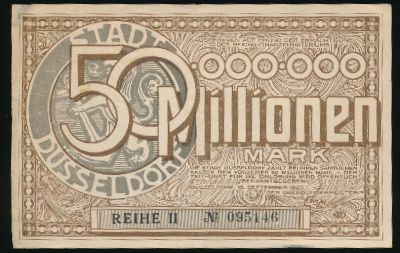 Dusseldorf, 50000000 марок, 1923