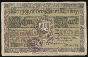 Триберг-им-Шварцвальд., 10 марок (1918 г.)