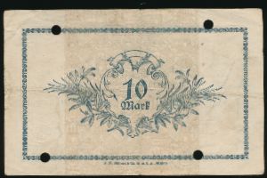 Альтона., 10 марок (1918 г.)