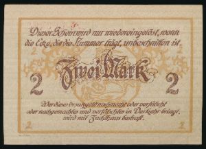 Нотгельды Германии, 2 марки (1919 г.)