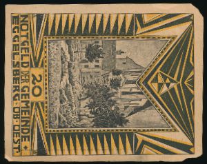 Эггельсберг., 20 геллеров (1920 г.)