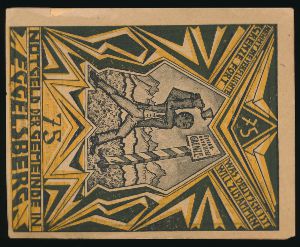 Эггельсберг., 75 геллеров (1920 г.)