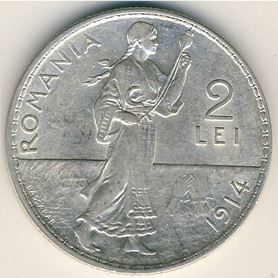 Румыния, 2 лея (1910–1914 г.)