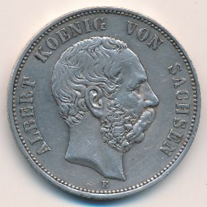 Саксония, 5 марок (1900 г.)