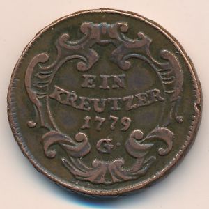 Austria, 1 kreuzer, 1772–1779