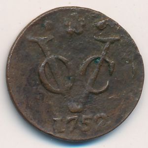 Нидерландская Индия, 1 дуит (1752 г.)