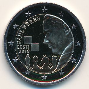 Эстония, 2 евро (2016 г.)