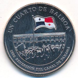 Panama, 1/4 balboa, 2016