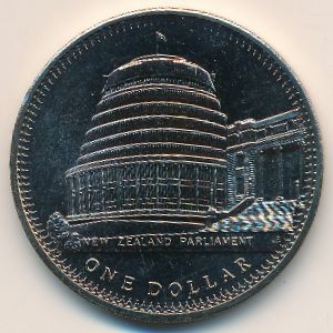 New Zealand, 1 dollar, 1978