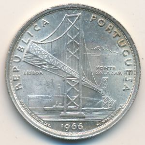 Португалия, 20 эскудо (1966 г.)